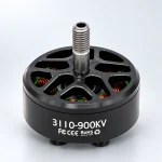3110 无刷电机 900KV，浅银灰背景产品展示图