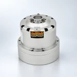 X01-010 一体化机器人关节模组，浅银灰背景产品展示图